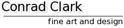 Logo: Conrad Clark Fine Art and Design